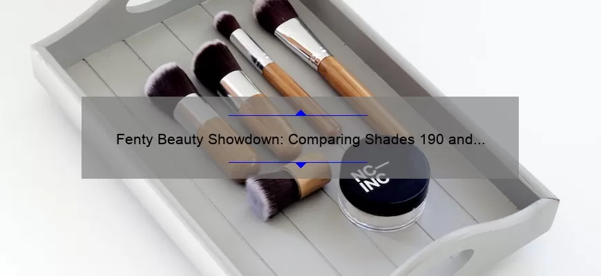 Fenty Beauty Showdown: Comparing Shades 190 and 210 in the Fenty Concealer Line
