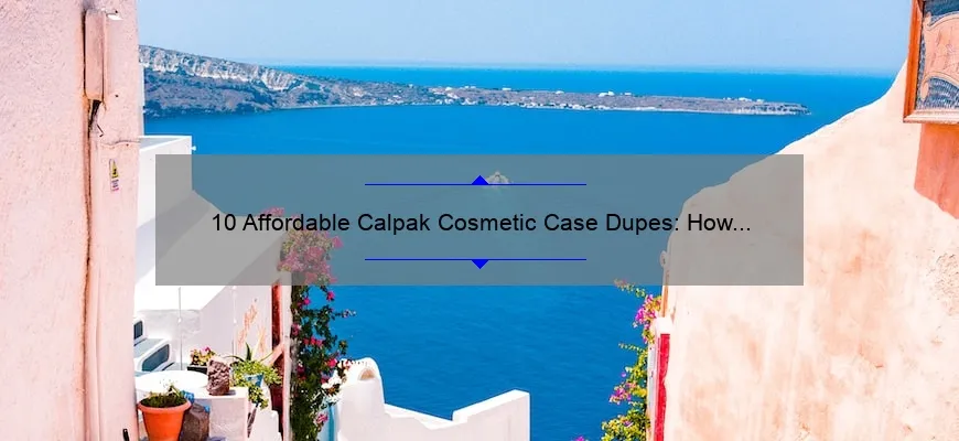 10 Affordable Calpak Cosmetic Case Dupes: How I Found the Perfect One [Solved My Travel Woes]