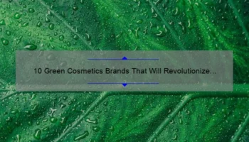 10 Green Cosmetics Brands That Will Revolutionize Your Beauty Routine [Plus Tips on How to Choose the Best One for You]