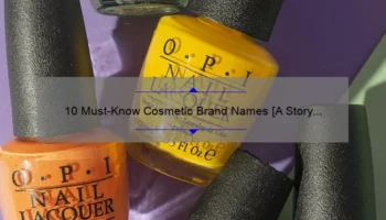 10 Must-Know Cosmetic Brand Names [A Story of Finding the Perfect Product] – Your Ultimate Guide to Choosing the Right Beauty Products
