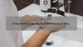 10 Must-Know Cosmetic Company Names [A Story of Finding the Best Brands]