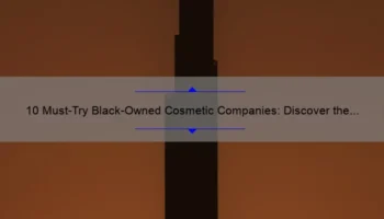 10 Must-Try Black-Owned Cosmetic Companies: Discover the Stories Behind the Brands and Solve Your Beauty Woes [2021 Guide]