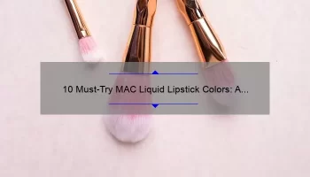10 Must-Try MAC Liquid Lipstick Colors: A Beauty Blogger’s Personal Experience [with Swatches and Tips]