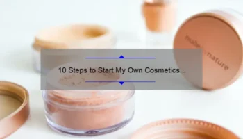 10 Steps to Start My Own Cosmetics Brand: A Success Story [Useful Tips and Statistics]