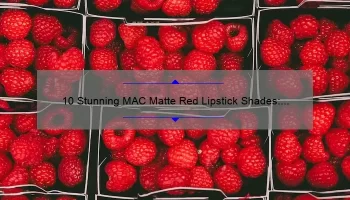10 Stunning MAC Matte Red Lipstick Shades: A Story of Finding Your Perfect Match [Ultimate Guide for Bold Lip Lovers]
