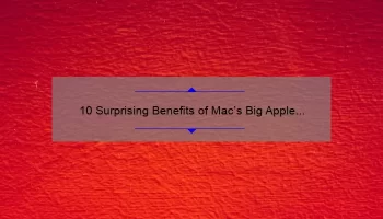 10 Surprising Benefits of Mac’s Big Apple Red Lipstick [Plus a Personal Story and Expert Tips]