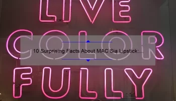 10 Surprising Facts About MAC Sia Lipstick: A Story of Bold Color and Lasting Wear [Ultimate Guide for Lipstick Lovers]