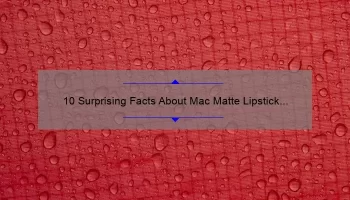 10 Surprising Facts About Mac Matte Lipstick Russian Red [Plus Tips for Perfect Application]