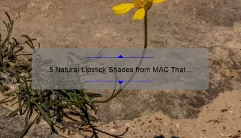 5 Natural Lipstick Shades from MAC That Will Transform Your Look [Expert Tips and Stats]