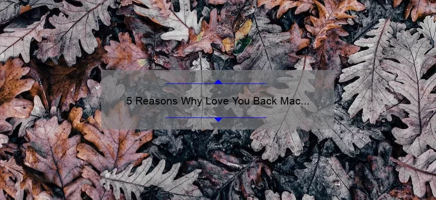 5 Reasons Why Love You Back Mac Lipstick Will Make You Fall in Love [Plus Tips for Long-Lasting Wear]