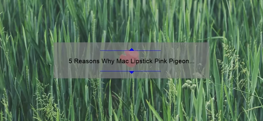 5 Reasons Why Mac Lipstick Pink Pigeon is the Perfect Shade [Plus a Personal Story and Expert Tips]