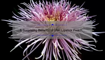 5 Surprising Benefits of Mac Lipstick Peach Blossom [Plus a Personal Story and Expert Tips]