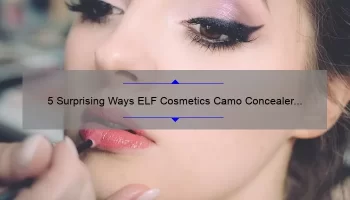 5 Surprising Ways ELF Cosmetics Camo Concealer Solves Your Makeup Woes [Expert Tips]