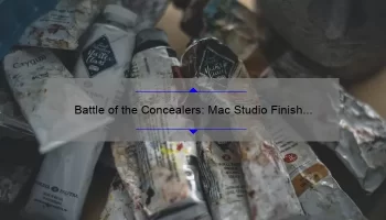 Battle of the Concealers: Mac Studio Finish vs Pro Longwear