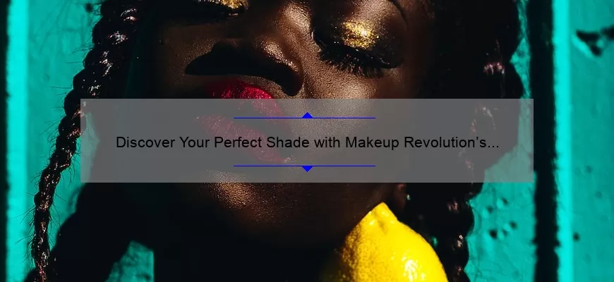 Discover Your Perfect Shade with Makeup Revolution’s Concealer Shade Finder
