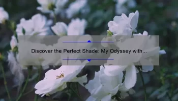 Discover the Perfect Shade: My Odyssey with MAC Lipstick [A Comprehensive Guide with Stats and Tips]