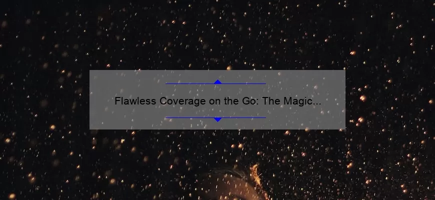 Flawless Coverage on the Go: The Magic of Mac Stick Foundation