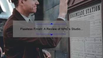 Flawless Finish: A Review of MAC’s Studio Fix Soft Matte Foundation