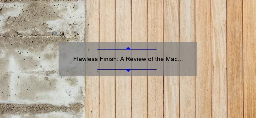 Flawless Finish: A Review of the Mac Soft Matte Foundation Stick