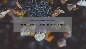 Frosty Glam: A Review of MAC’s Frost Lipstick Collection