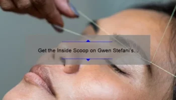 Get the Inside Scoop on Gwen Stefani’s Must-Have Cosmetics [Solve Your Beauty Woes with Expert Tips and Stats]