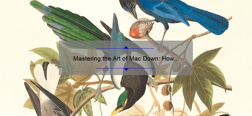 Mastering the Art of Mac Down: How I Achieved the Perfect Matte Lipstick [Tips, Tricks, and Stats]