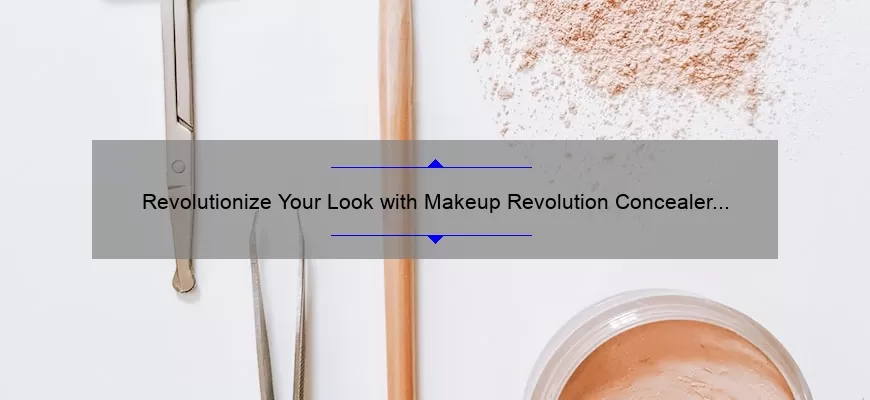Revolutionize Your Look with Makeup Revolution Concealer Swatches