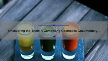 Uncovering the Truth: A Compelling Cosmetics Documentary Reveals Shocking Statistics and Solutions [For Beauty Lovers and Health Enthusiasts]