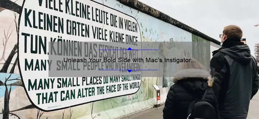 Unleash Your Bold Side with Mac’s Instigator Lipstick: A Review