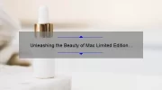 Unleashing the Beauty of Mac Limited Edition Lipstick: A Must-Have for Every Makeup Enthusiast