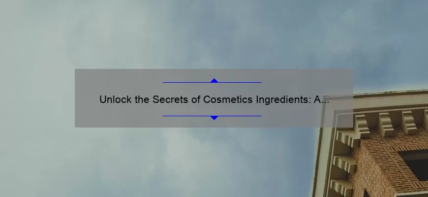 Unlock the Secrets of Cosmetics Ingredients: A Story of How Our Database Can Help You [2021 Statistics and Useful Tips]
