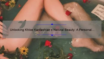 Unlocking Khloe Kardashian’s Natural Beauty: A Personal Story and 5 Proven Tips [Before Cosmetics]