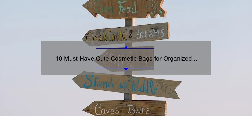 10 Must-Have Cute Cosmetic Bags for Organized and Stylish Travel [Plus, Our Personal Favorite Story and Tips]