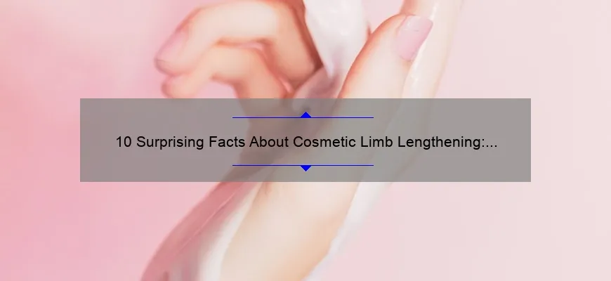 10 Surprising Facts About Cosmetic Limb Lengthening: A Personal Story and Practical Guide [Keyword]