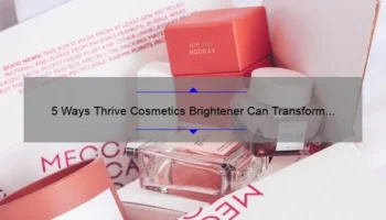 5 Ways Thrive Cosmetics Brightener Can Transform Your Look [Real Stories + Expert Tips]