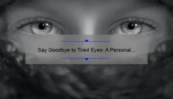 Say Goodbye to Tired Eyes: A Personal Journey to Cosmetic Surgery for Bags Under Eyes [Expert Tips and Stats]