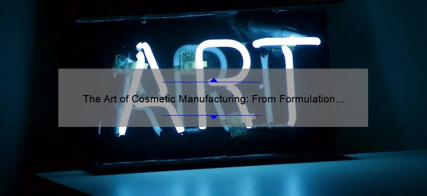 The Art of Cosmetic Manufacturing: From Formulation to Packaging