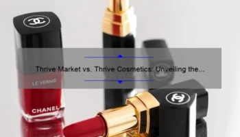 Thrive Market vs. Thrive Cosmetics: Unveiling the Differences and Similarities [A Comprehensive Guide for Shoppers]