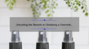 Unlocking the Secrets to Obtaining a Cosmetic License: A Step-by-Step Guide