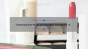 Unlocking the World of Cosmetic Synonyms: A Comprehensive Guide