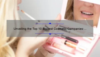 Unveiling the Top 10 Biggest Cosmetic Companies: A Story of Success and Innovation [Expert Insights and Solutions]